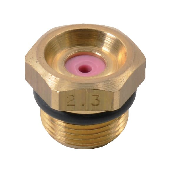 Hollow cone nozzle Ø 2.3 mm brass