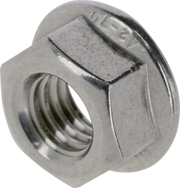 KRAMP Sechskant Flanschmutter DIN6923 M8x1,25 Edelstahl A2 Kramp - 25 Stück 69238RVSP025