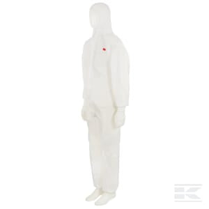 Salopette jetable, adulte, taille. XL UK:42, blanc, par 3M