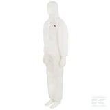 Salopette jetable, adulte, taille. XL UK:42, blanc, par 3M