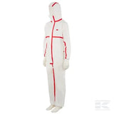 KRAMP Einwegoveralls, Erwachsener, Gr. 2XL UK:42-44 , weiß rot , by 3M 4565XXL