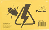KRAMP Warnschild Elektrozaun 702019FA