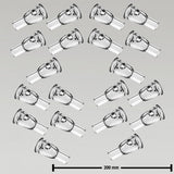 Original GEA Satz Schaugläser 7022-9926-160 Ersatzteil