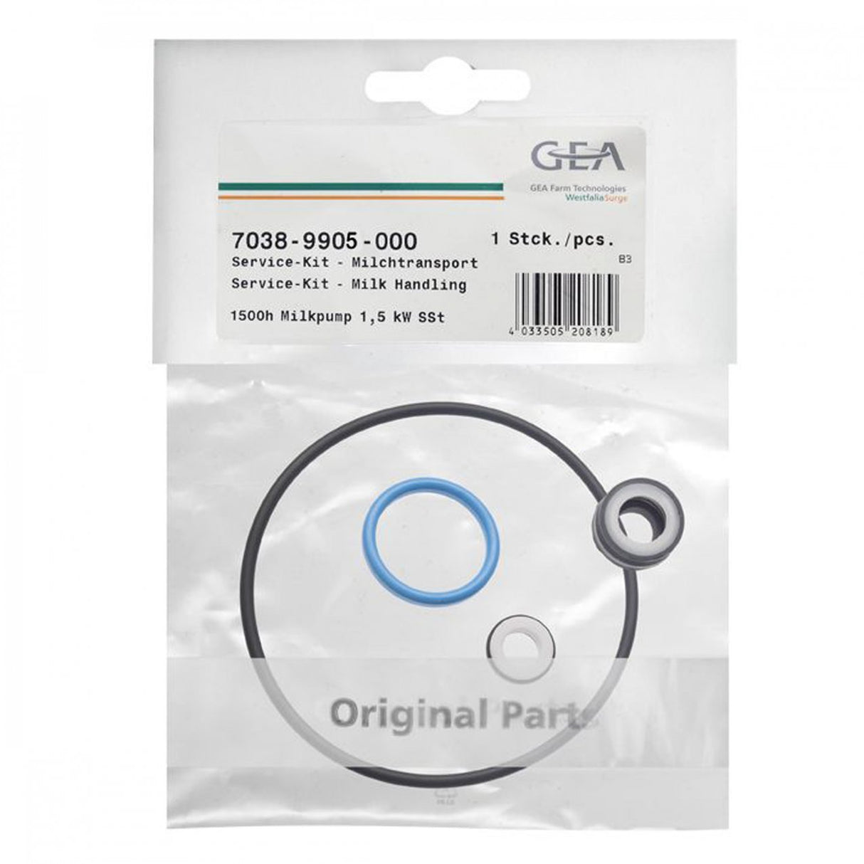 Original GEA Service Kit Milchtransport 7038-9905-000 Ersatzteil
