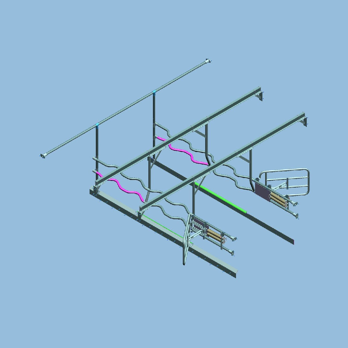 Milking parlor frame HB EC
