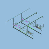 Milking parlor frame HB EC