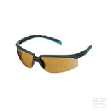 KRAMP Schutzbrille Solus 2000, grau/blau-grünes Gestell, beschlagfrei (K&N), braun getöntes Glas S2005SGAFBGR