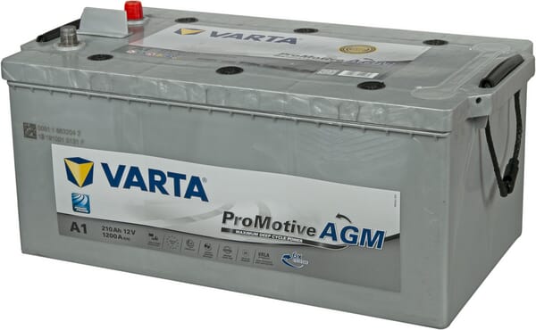 KRAMP Batterie 12V 210Ah 1200A Promotive AGM VARTA 710901120E652