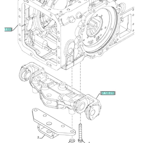Original New Holland CNH Ersatzteil Nummer 710907180 DIA KIT TRACTOR 