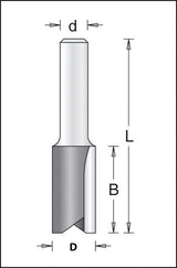 KRAMP HM-Fräser 16 mm, Schaft 12 mm 754141