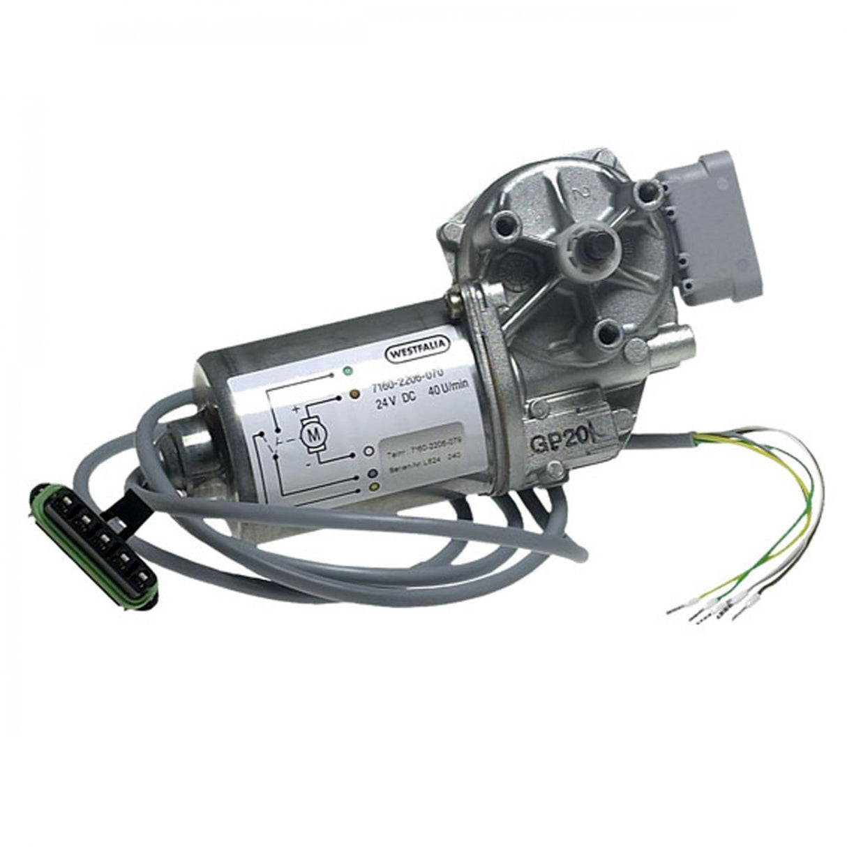 Gear motor complete.