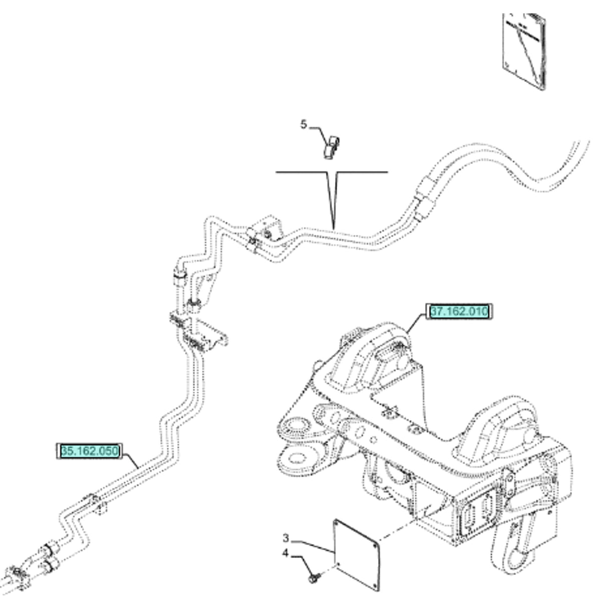 Original New Holland CNH Ersatzteil Nummer 718031010 DIA KIT TRACTOR 