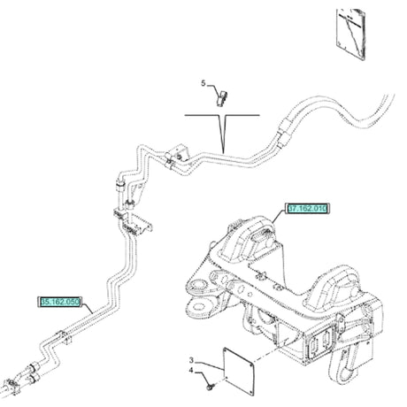 Original New Holland CNH Ersatzteil Nummer 718031010 DIA KIT TRACTOR 