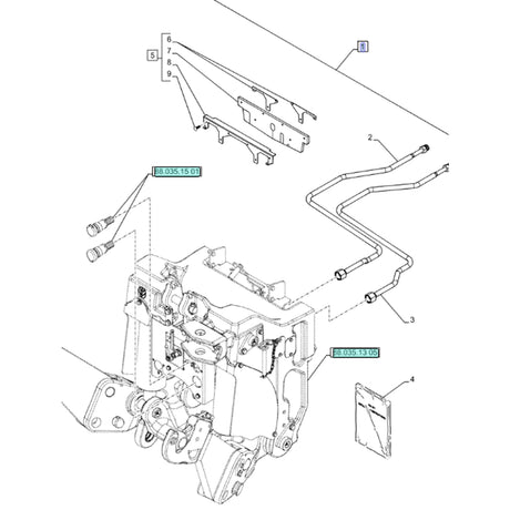 Original New Holland CNH Ersatzteil Nummer 718065014 DIA KIT TRACTOR 