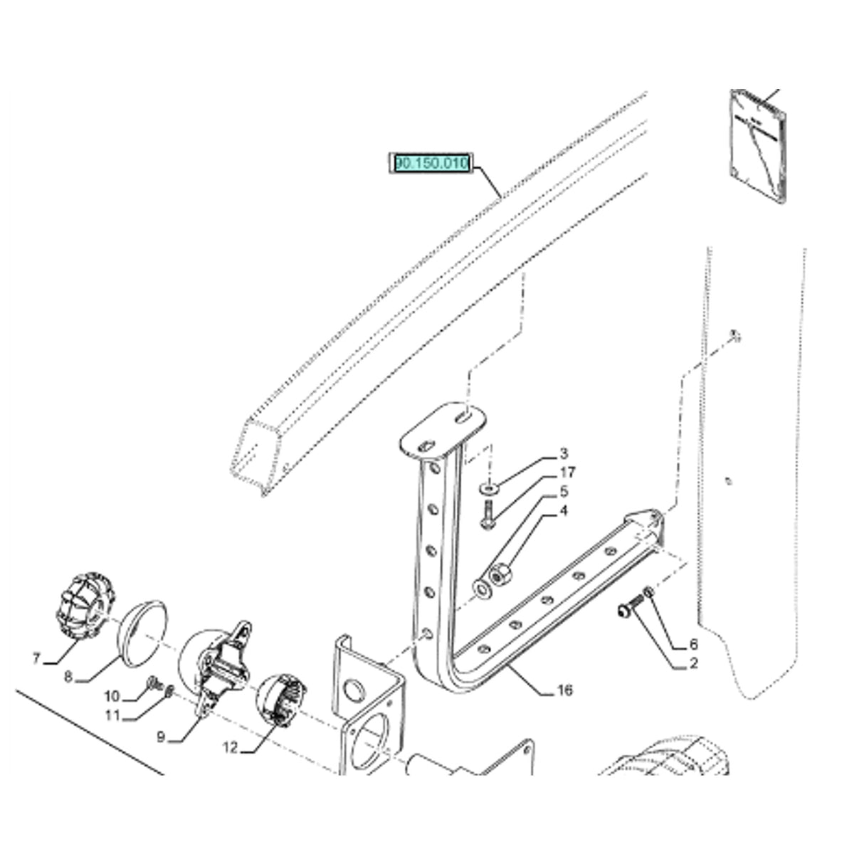 New Holland / Case DIA KIT TRACTOR 718130060 original CNH Ersatzteil