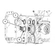 Original New Holland CNH Ersatzteil Nummer 718227020 DIA KIT TRACTOR 