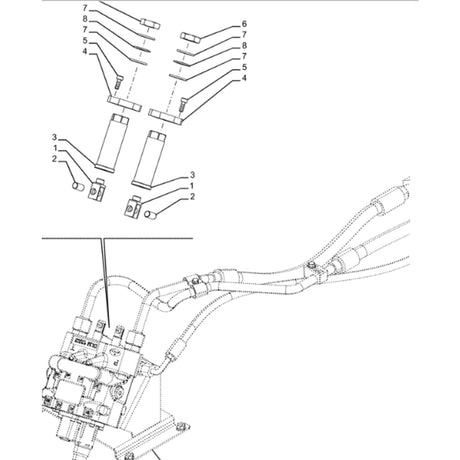 Original New Holland CNH Ersatzteil Nummer 719256070 DIA KIT TRACTOR 