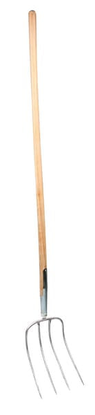 Manure fork 4 tines with handle
