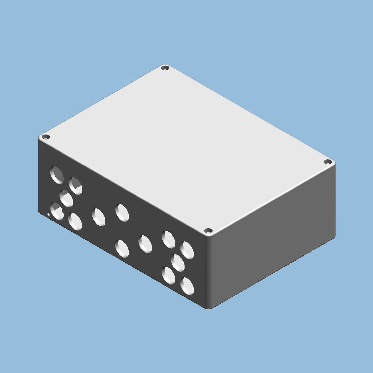 Original GEA Gehäuse gebohrt 7300-4444-050 Ersatzteil