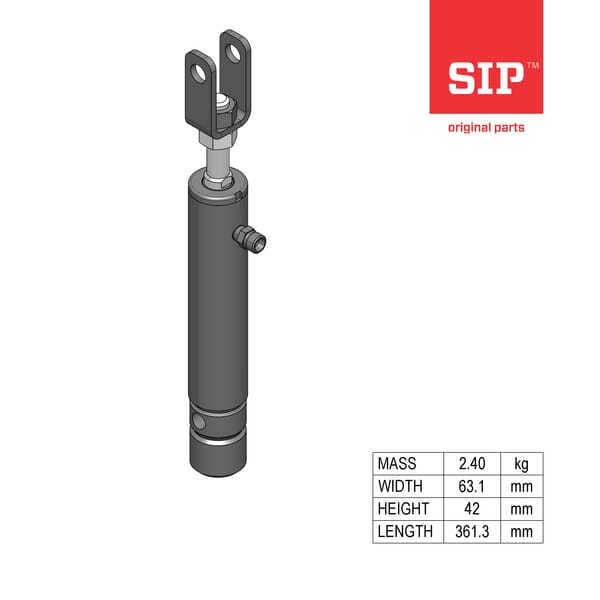 SIP.SI Hydraulikzylinder, komplett 745050481