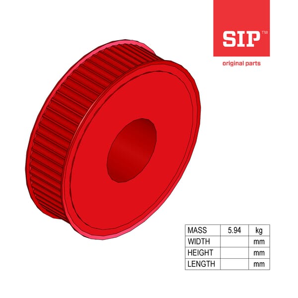 SIP.SI Riemenscheibe, geschweißt, 8M64 S 745080670A