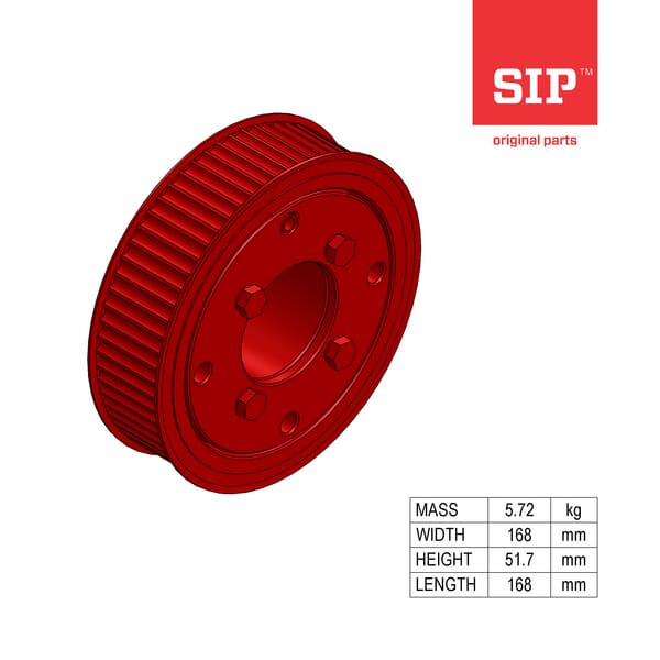 SIP.SI Riemenscheibe 745081050A