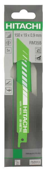 Saw blade for tiger saw, 5 pieces each