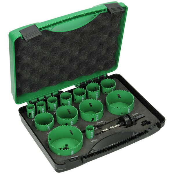 KRAMP Combi hole saw set 16pcs - 1 Set - 4101074