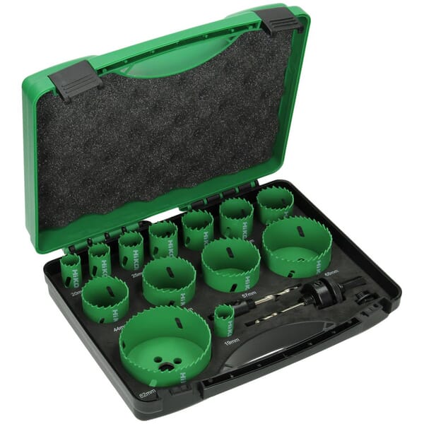 KRAMP Combi 2 hole saw kit 16pcs - 1 Set - 4101076