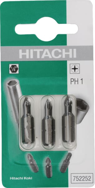 KRAMP Bits 1/4 Ph 1-25mm (3x) 752252