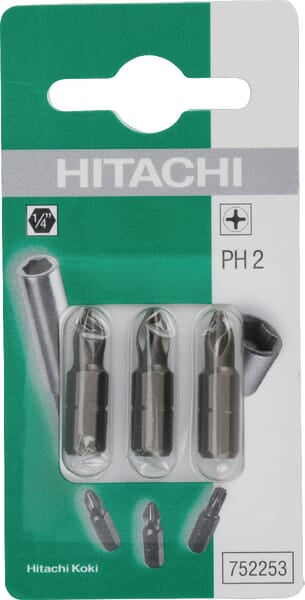 KRAMP Bits 1/4 Ph 2-25mm (3x) 752253