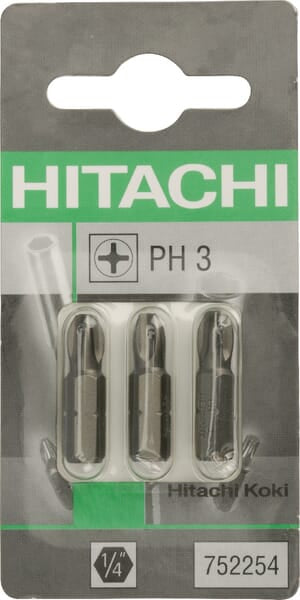 KRAMP Bits 1/4 Ph 3-25mm (3x) 752254