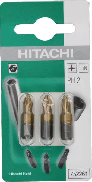 KRAMP Bits 1/4 Ph 2-25mm TIN (3x) 752261