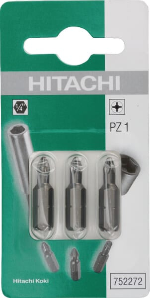 KRAMP Bits 1/4" PZ 1-25mm (3x) 752272