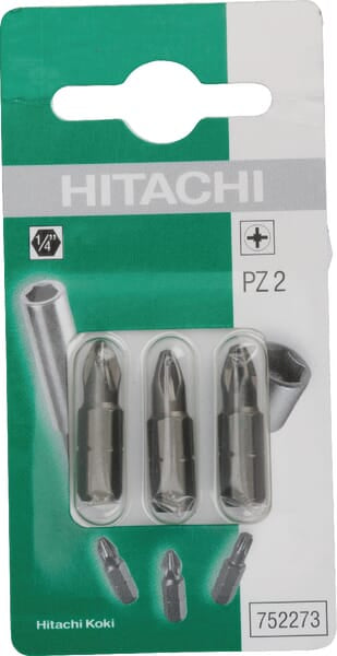 KRAMP Bits 1/4" PZ 2-25mm (3x) 752273