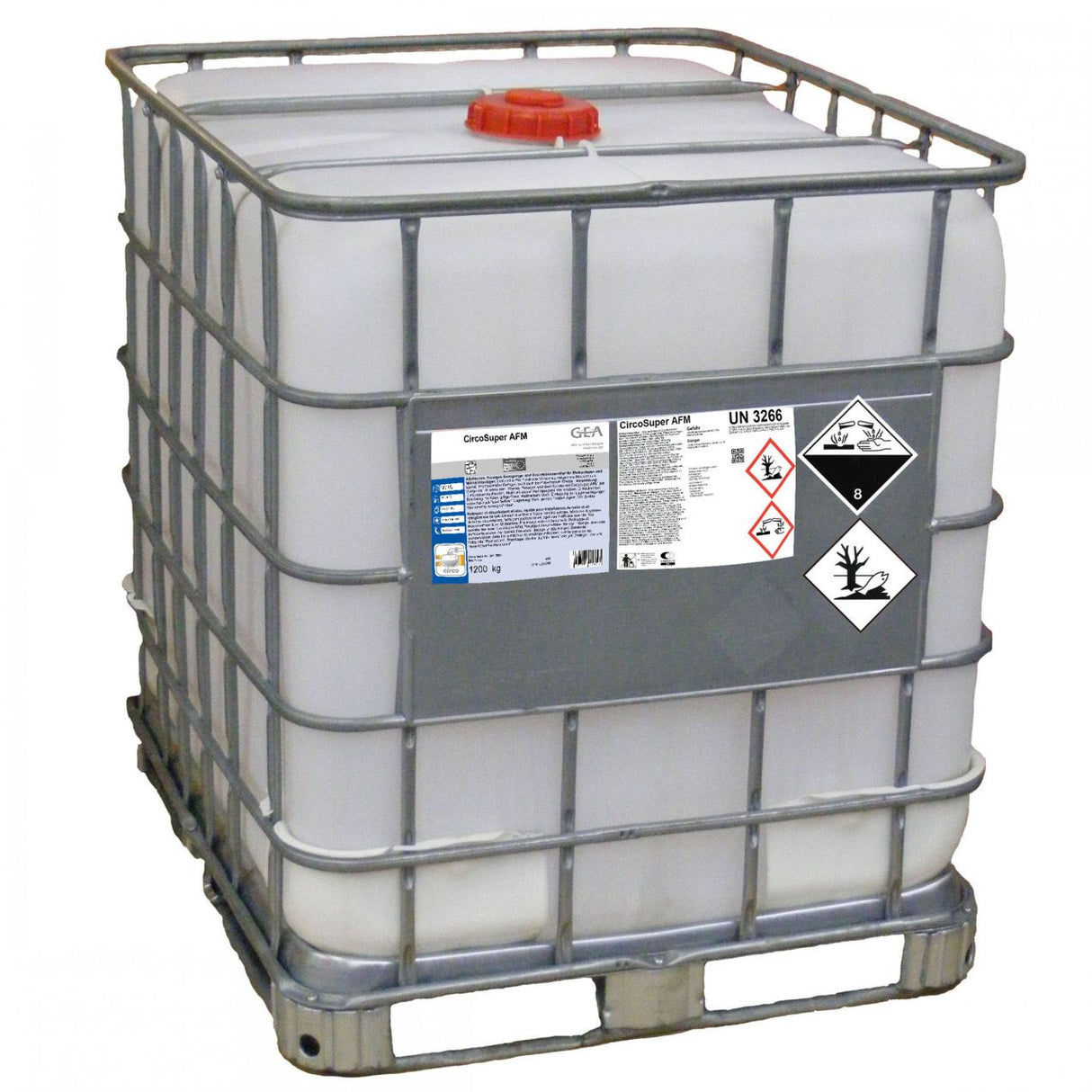 GEA CircoSuper AFM Reinigungsmittel 1200 kg IBC-Container 7724-1026-200 (77241026200)