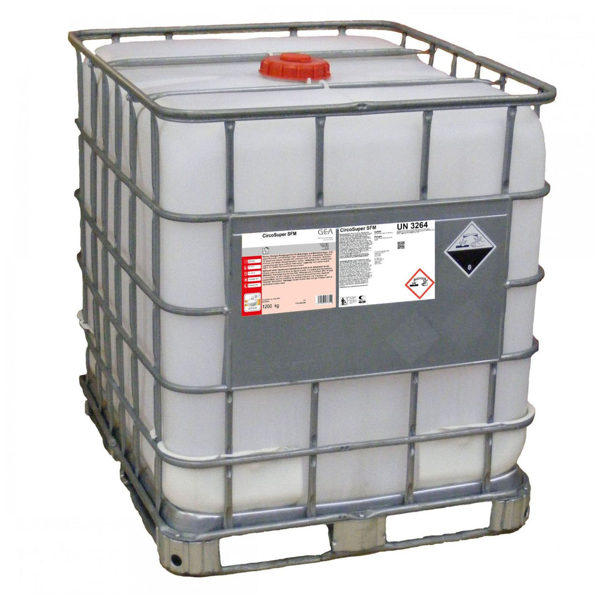 GEA CircoSuper SFM Reinigungsmittel 1200 kg IBC-Container 7724-3026-200 (77243026200)