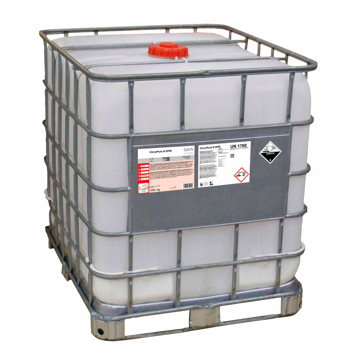 GEA CircoPure N SFM Reinigungsmittel 1200 kg, IBC 7724-3166-200 (77243166200)
