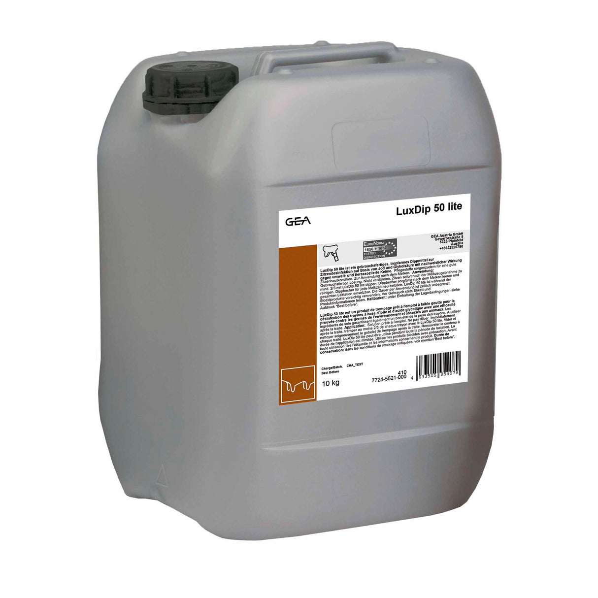 GEA LuxDip 50 Lite jodhaltiges Zitzendippmittel 10 kg 7724-5521-000 (77245521000)