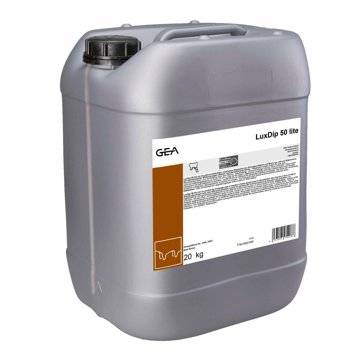 GEA LuxDip 50 Lite jodhaltiges Zitzendippmittel 20 kg 7724-5522-000 (77245522000)
