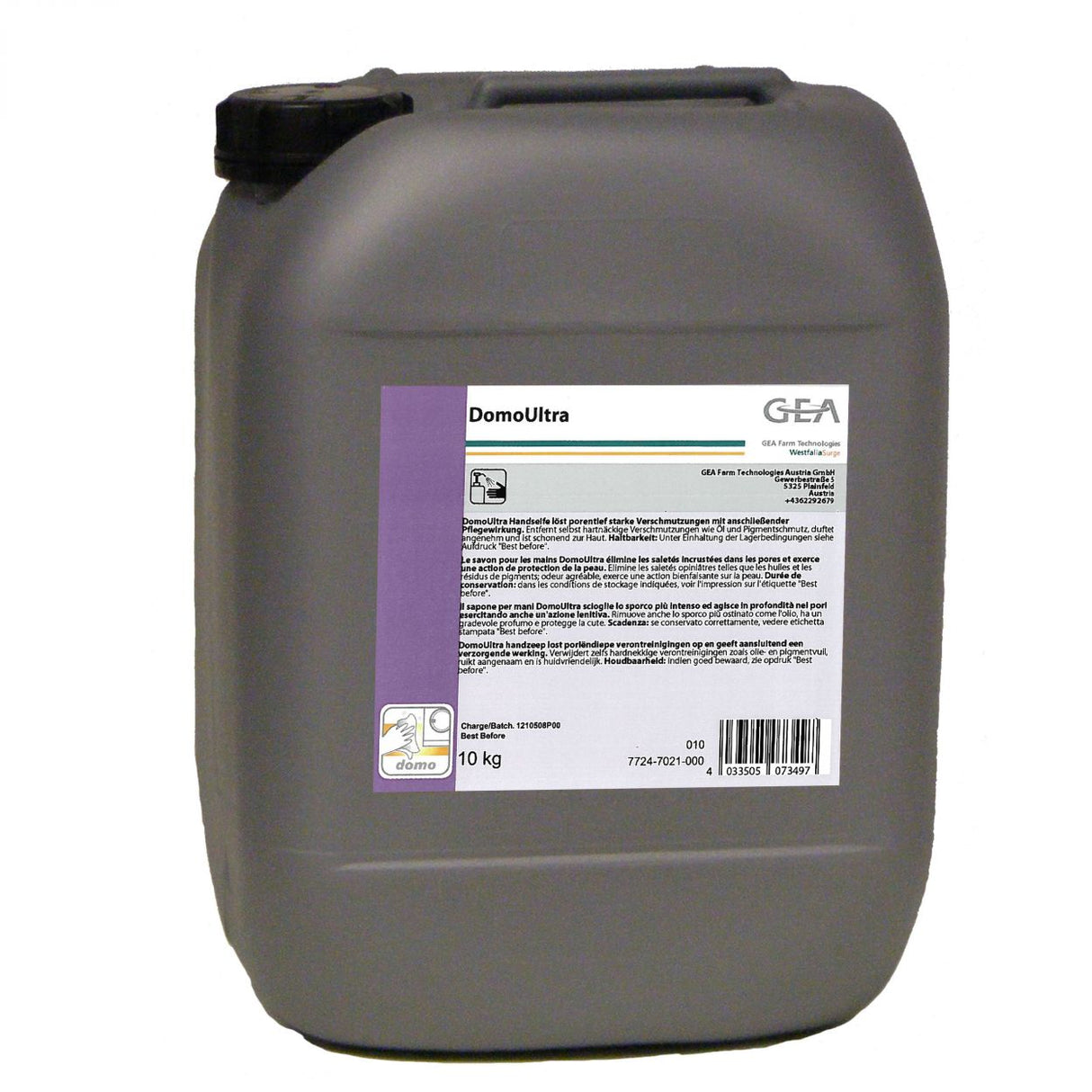 GEA DomoUltra Handreiniger 10 kg Kanister 7724-7021-000 (77247021000)