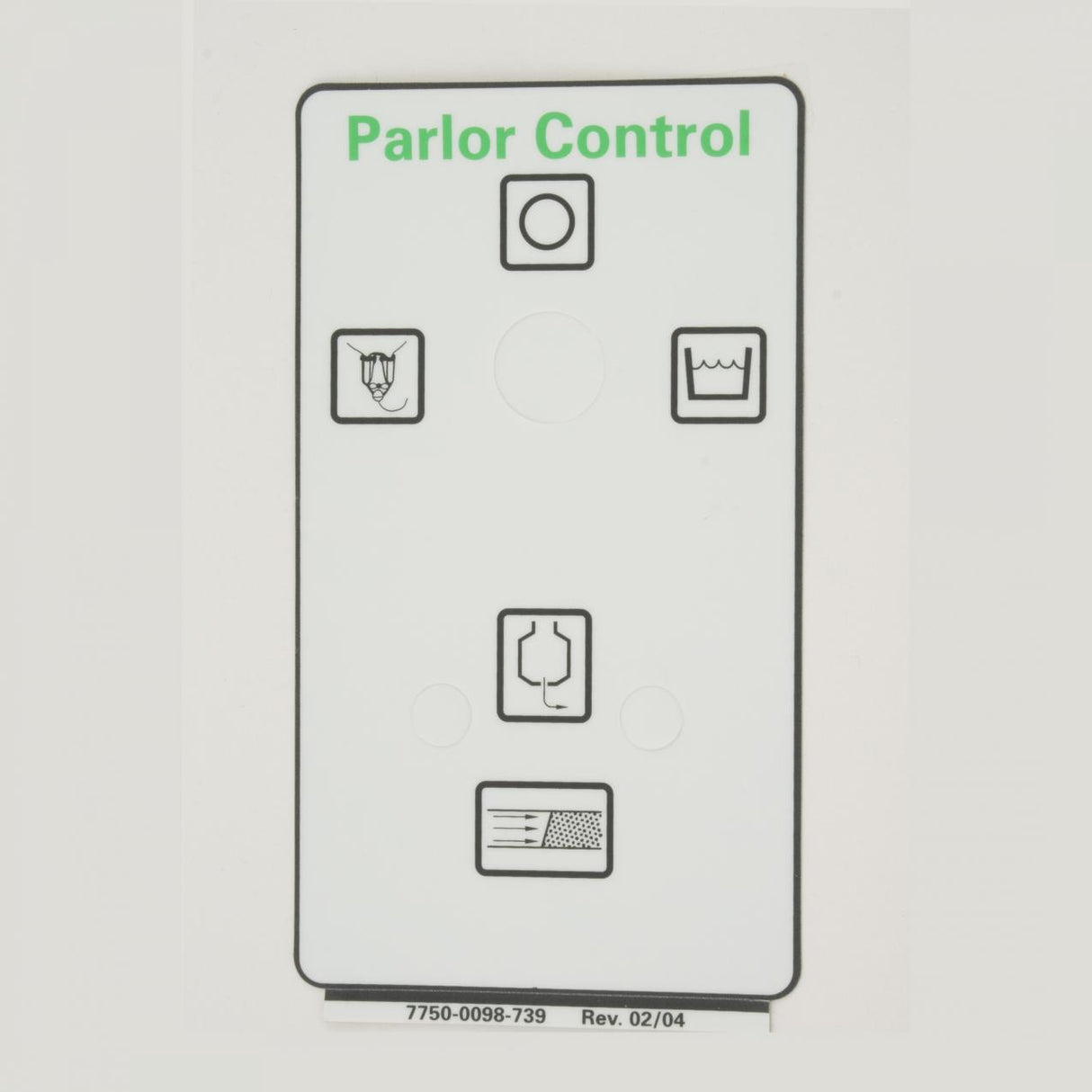 Original GEA Frontfolie 7750-0099-003 Ersatzteil