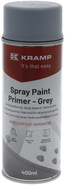 KRAMP Sprühfarbe Grundierung grau - 6 Stück - 77770406KR