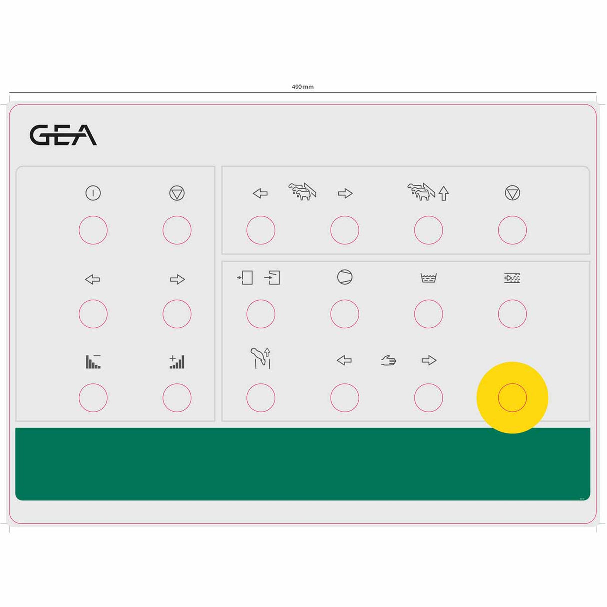 GEA Montageplatte 7820-3311-060 (78203311060)