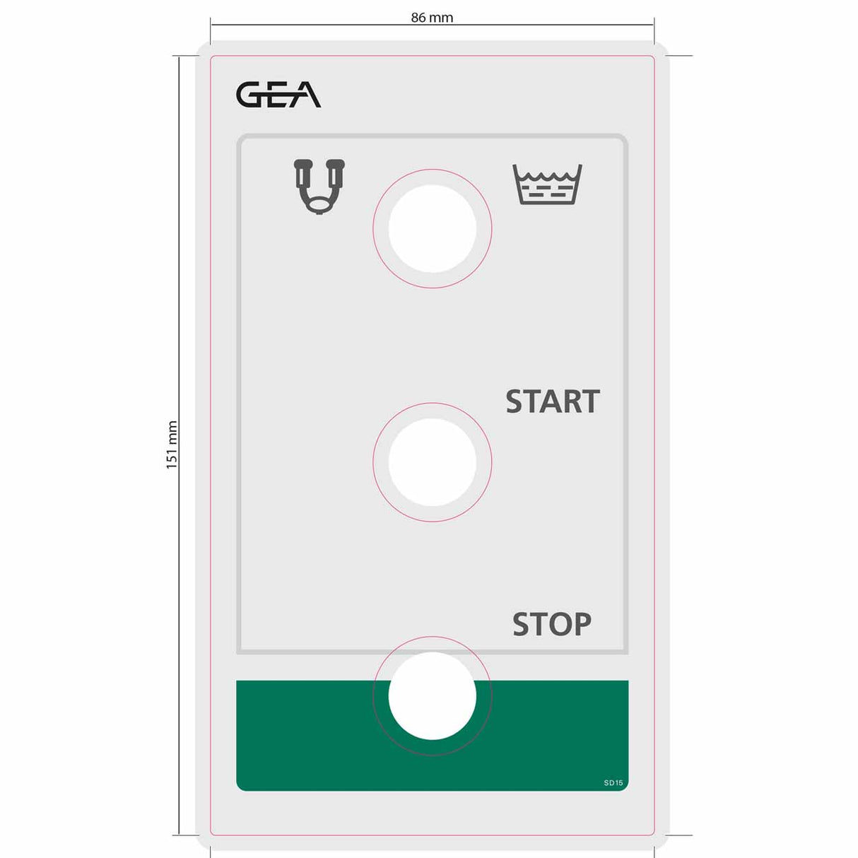 GEA Lasche 7820-3311-150 (78203311150)