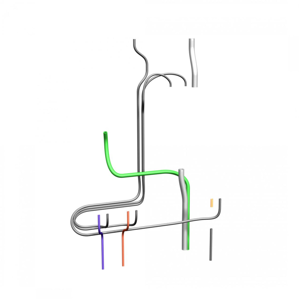 Original GEA Satz Schläuche 7821-9910-000 Ersatzteil