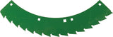 Saw blade R. coated green