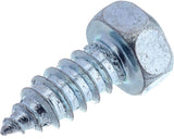 KRAMP Sechskantblechschraube verzinkt6.3x16mm, 10mm  Stahl DIN 7976C Kramp - 200 Stück 7976C6316P200