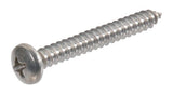 KRAMP Selbstschneidene Schraube 4.8x32mm PH2  Linsenkopf Edelstahl, DIN 7981C Kramp - 100 Stück 7981C4832RVSP100