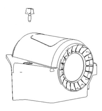 Briggs & Stratton Luftfilterabdeckung - 1 Stück - 799102